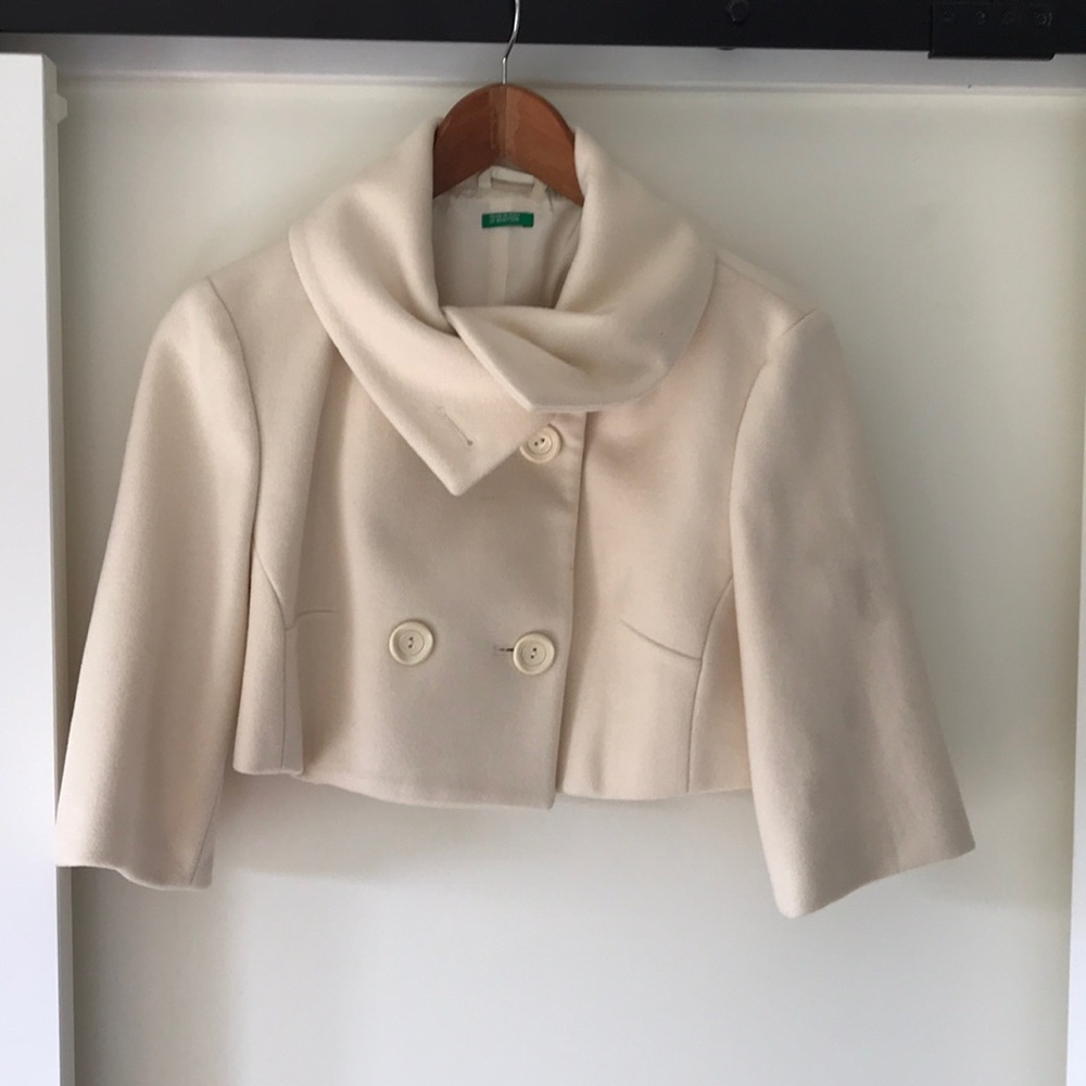 Wool/silk lining  jacket from Italy